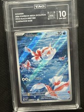 Goldeen  Pokemon Pitch Black Illustration Rare TAG 10 PSA #087/084 picture