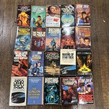Star Trek Paperback Book Lot Of (20) Used Acceptable Books picture
