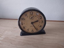 Vintage Waralarm Clock 1944 Westclox Black Metal Alarm - Works picture