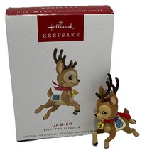 2025 Hallmark Ornament Dasher Eight Tiny Reindeer Christmas Ornament picture