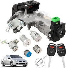 Ignition Switch Lock Cylinder with Key (With Unprogrammed Chip) Compatible with picture