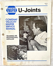 VTG 1990 NAPA U-Joints Constant Velocity Shop Service Manual Professional Book picture