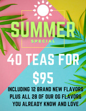 Loaded Caffeinated and Sugar Free TEA Mixes 40 $95 picture