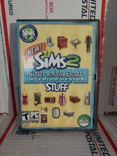 Sims 2 Kitchen & Bath Interior Design Stuff (PC, 2008) Good Used No Keycode #62a picture