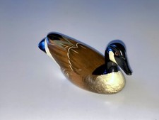 C Quast Wooden Bird Original Hadley Co. USA Carved Wood Figurine Canada Goose VG picture