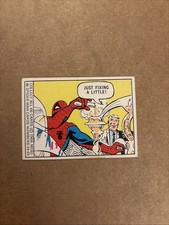 Vintage original 1966 Donruss Marvel SPIDER-MAN Super Heroes #38 Card picture