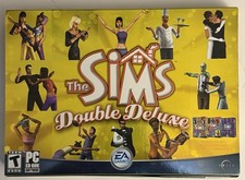 The Sims Double Deluxe PC CD-ROM EA Games Big Box, Complete Edition 2003 picture