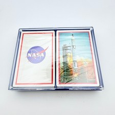 Vintage NASA Gemini 1 Launch Playing Cards Double Deck Set Sealed Space History picture