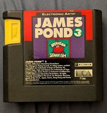 James Pond 3 Operation Starfish Sega Genesis Loose Cartridge picture