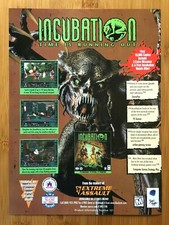 Incubation PC 1998 Vintage Video Game Print Ad/Poster Official Big Box Promo Art picture