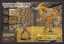 1998 Montezuma's Return Video Game Print Advertisement (2 pgs) picture