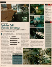 Ubisoft Splinter Cell Pandora Tomorrow Game Informer Magazine Review 2004 PS2 GC picture