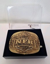 NFR 2011 National Finals Rodeo Belt Buckle PRCA Wrangler Montana Silversmiths picture