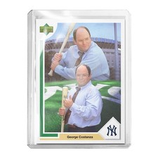 Custom George Costanza Seinfeld Novelty 1991 Baseball Card picture