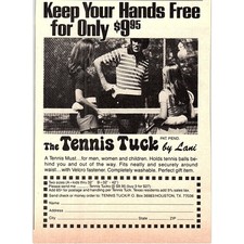 The Tennis Tuck by Lani Houston TX 1977 Ad AF3-M1 picture