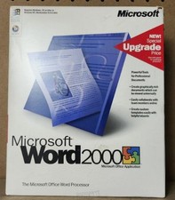 Microsoft Word 2000 Upgrade Windows 95 or later Microsoft Office Word Processor picture