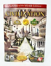 Sid Meyer's Civilization IV (2006) Small Box PC Game Game of the Year - Complete picture