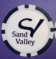 SAND VALLEY GOLF CLUB - *POKER CHIP* --GOLF BALL MARKER picture