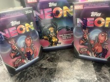 2026 Topps Marvel NEON 3 Box Lot 1 Mega 2 Value Factory Sealed 120 Cards picture
