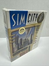 Factory Sealed Sim City Big Box Classic Version 1993 IBM Game 3.5