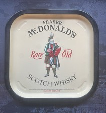 FRASER McDONALD’S RARE OLD SCOTCH WHISKY GLASGOW SCOTLAND DISTILLERY TRAY picture