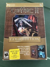Gothic II: Gold Edition Boxed Game PC CD-ROM 2005 Software Windows IBM- CLEAN picture