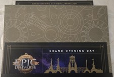 Universal EPIC UNIVERSE Grand OPENING TEAM MEMBER EXCLUSIVE Medallion Coin Set picture