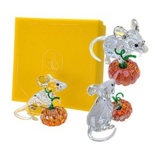 5732809 New 100% Authentic SWAROVSKI Crystal Idyllia Mouse & Pumpkin Figurine picture