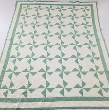 Vintage Handmade Beautiful Barbara Frietchie Star Multicolored Quilt 78x60 Inch picture