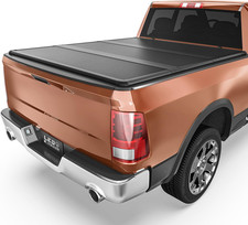 FRP Hard Folding Truck Bed Tonneau Cover Fits for Dodge Ram 1500 2002-2024 Class picture