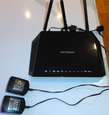 NETGEAR AC1750 SMART WIFI ROUTER MODEL R6400v2 WITH PHIHONG MOTOROLA POWER CORDS picture