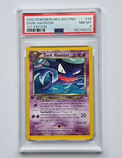 Pokemon Dark Haunter 36/105 - 1st Edition - PSA 8  picture