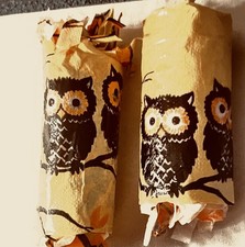1 vintage Halloween Crepe Paper Party Favor w/prizes no two are ALIKE Owl Moon  picture