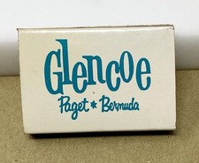 Glencoe Hotel Paget Bermuda Vintage Match Box Unstruck Full Matchbox picture