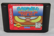 Garfield: Caught in the Act (Sega Genesis, 1995) - Game Only Tested picture