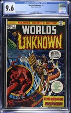 👽 Worlds Unknown #1 CGC 9.6 OWW Marvel 1973 Coming of the Martians picture