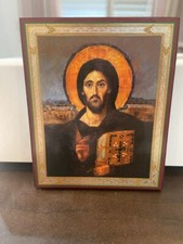 The Christ Pantocrator of St. Catherine's Monastery at Sinai Byzantine  10x12 cm picture