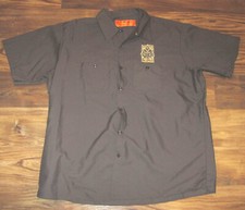 Odell Brewing Co 5 Barrel Pale Ale Mens Button-Down Shirt, Brown, Size 2XL EUC picture