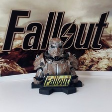 Fallout Series Power Armor 4 inches Replica & 10 Waterproof Sticker Pack picture