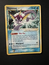 Pokémon Vaporeon TCG Gold Star 102/108 EX Power Keepers 2007 picture