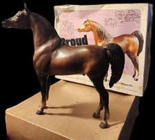 Vintage Breyer Proud Arabian Stallion 212 Mahaogany Bay Figure 1971-1980 w/ Box picture