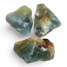 Indigo Calcite Crystal Pieces 198.3 grams from Mexico 3 Pcs Lot picture