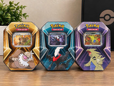 Pokemon Triple Whammy Tins Set of 3 Darkrai Tyranitar Slaking 2026 Sealed picture