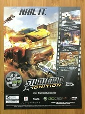 2007 Stuntman Ignition Xbox 360 PS3 Vintage Print Ad/Poster Car Demolition Art picture