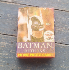 1992 Topps Batman Returns Movie Photo Cards Wax Box 36 Factory Sealed Packs picture