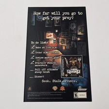Sheep Raider PS1 PlayStation Game Promo Poster Sony 2000s Rare Print Ad picture