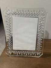 Waterford Irish Crystal Lismore Photo Frame 5X7 Glass Wedding Picture picture