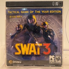 SWAT 3 Tactical Game of the Year Edition PC 2-CD Set Sierra 2001 Vintage Windows picture