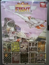 Slap Fight Promo FULL SIZE Poster 80s 90s Arcade Taito Toaplan 35x25 picture