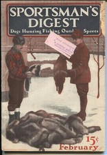 PULP:  Sportsman's Digest  2/1923-outdoor life-hunting-fishing-wildlife pix-FN- picture